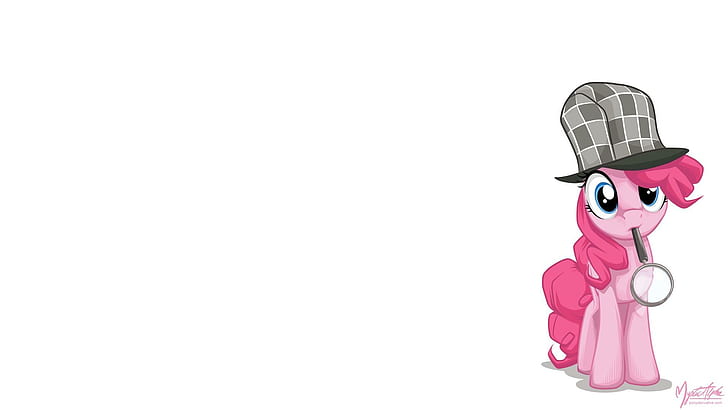 Detective Pinkie, friendship-is-magic, cartoon, my-little-pony, HD wallpaper
