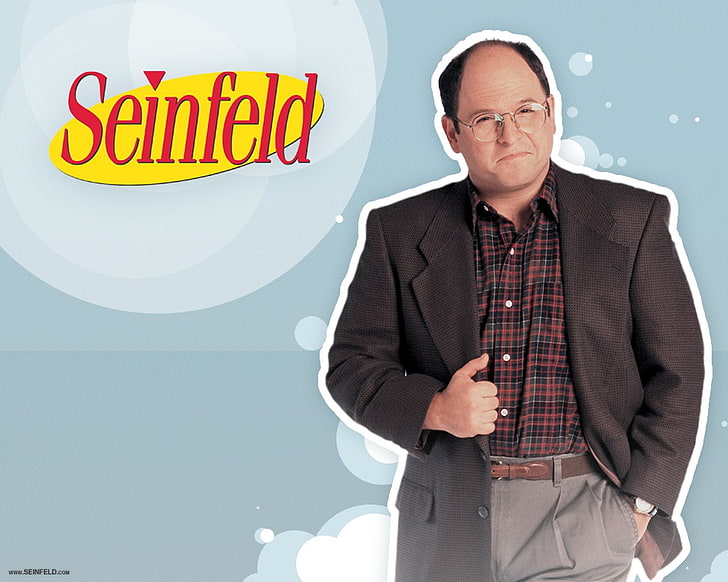 seinfeld, text, mature adult, men, one person, standing, males