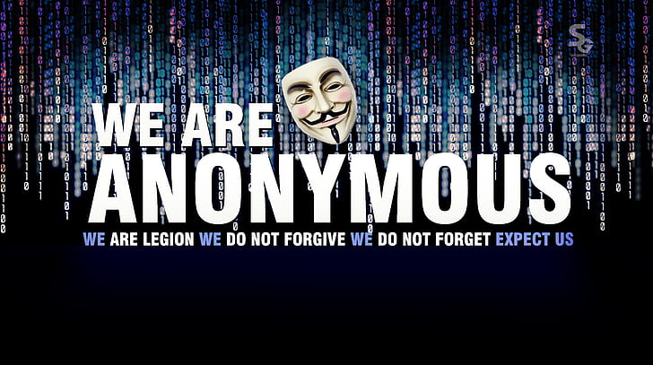 anonymous, computer, hacker, quote, HD wallpaper