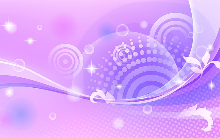 purple and pink bubble print wallpaper, patterns, ball, background, HD wallpaper