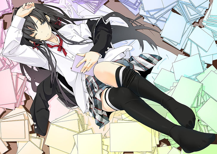 Anime, My Teen Romantic Comedy SNAFU, Oregairu, Yukino Yukinoshita, HD wallpaper
