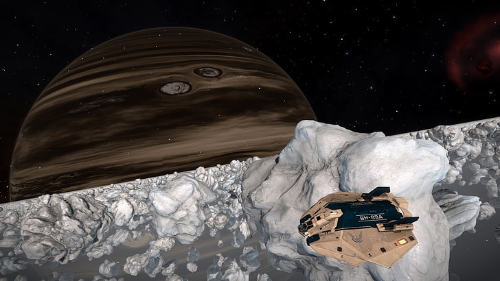 ASP Explorer, Ed, Elite: Dangerous, Gas Giant, planet, Planetary Rings, HD wallpaper