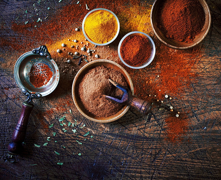 spices, ingredient, food, ground - culinary, food and drink, HD wallpaper