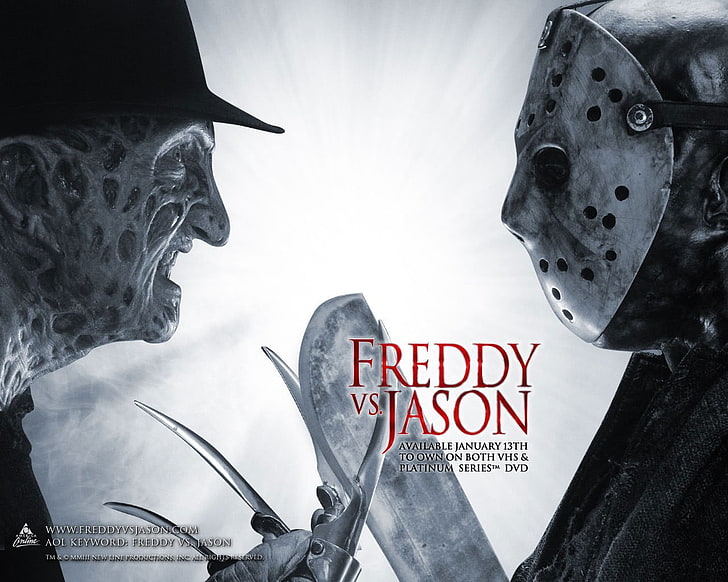 Freddy vs Jason poster, Freddy Krueger, Friday the 13th, Freddy vs. Jason, HD wallpaper