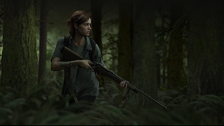 women's gray button-up shirt, The Last of Us, The Last of Us 2, HD wallpaper