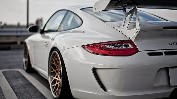 Porsche GT3RS Tail Light HD, cars, gtrs, HD wallpaper
