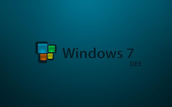 HD wallpaper: Windows 7 Dee, Windows 7 logo, Computers, communication, text  | Wallpaper Flare