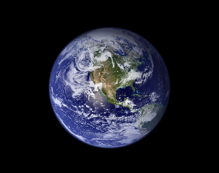 The Blue Marble Earth, planet Earth, Space, blue planet, planet - space, HD wallpaper