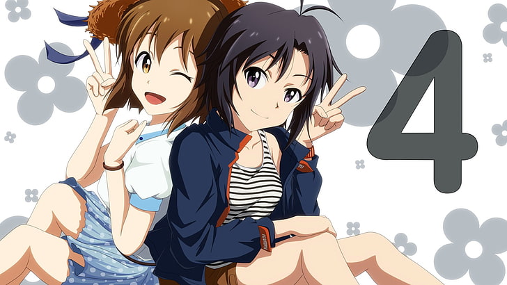 Anime, The iDOLM@STER, Makoto Kikuchi, Yukiho Hagiwara, HD wallpaper