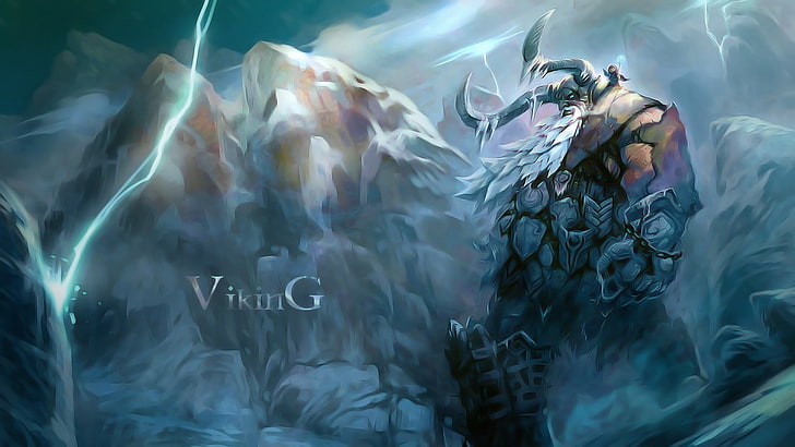 Viking wallpaper, Vikings, fantasy art, World of Warcraft, World of Warcraft: Wrath of the Lich King, HD wallpaper