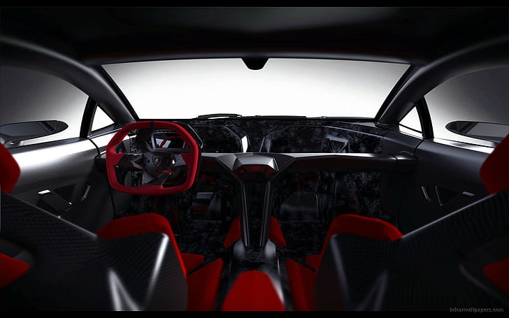 Interior, 2010, Concept, Lamborghini, Sesto, Elemento