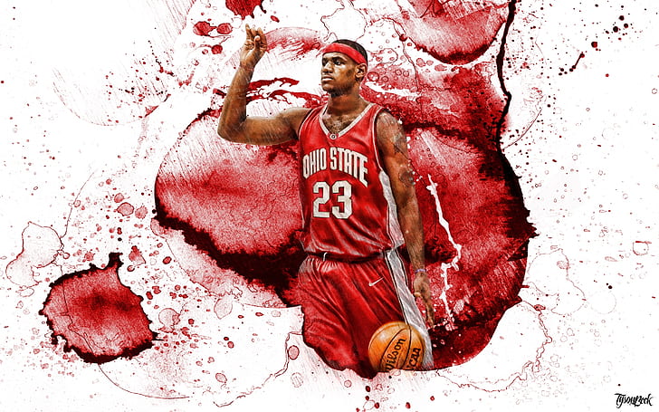 Sport, Basketball, LeBron James, Chosen One, OSU College, HD wallpaper
