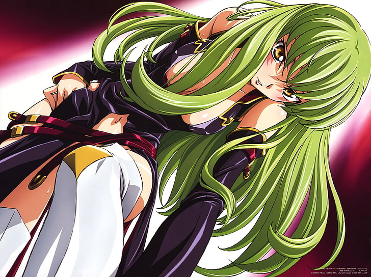 Code Geass, C.C., no people, close-up, multi colored, green color, HD wallpaper