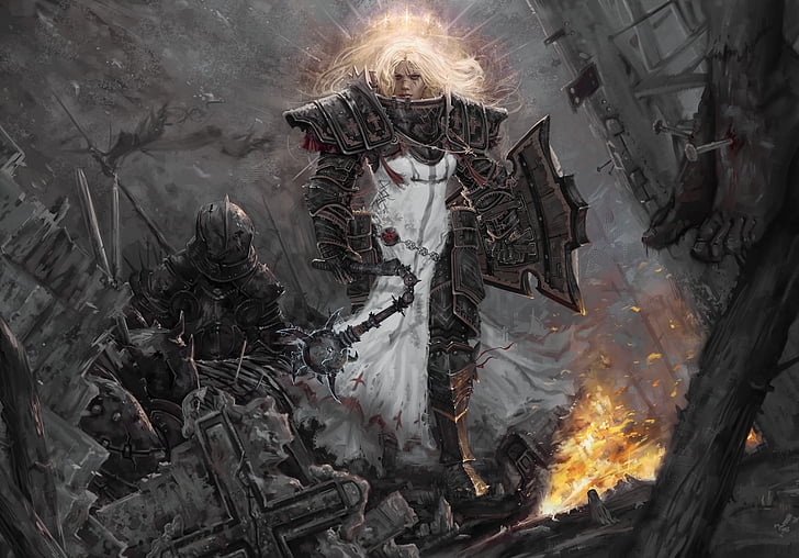 Diablo, Diablo III: Reaper Of Souls, Crusader (Diablo III), HD wallpaper