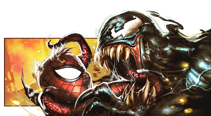 EASY How to Draw SPIDER-MAN and VENOM - YouTube