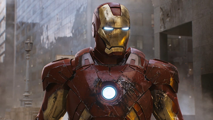 Iron Man wallpaper, Marvel Comics, superhero, architecture, safety, HD wallpaper