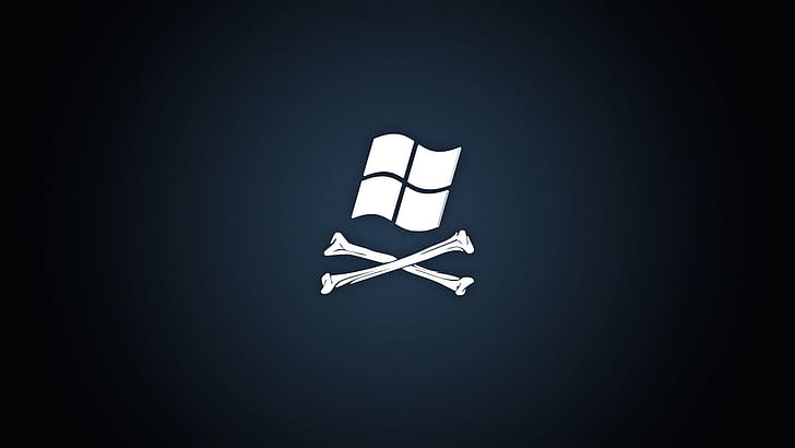 Windows Pirate, brand and logo, HD wallpaper
