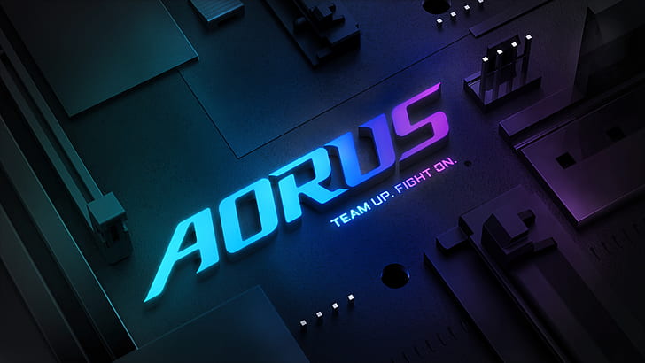 AORUS Gigabyte Logo 4K wallpaper download