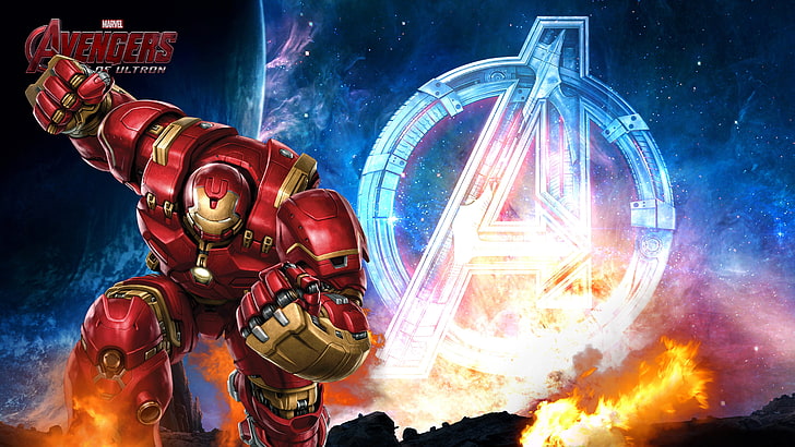 Iron Man, Avengers: Age of Ultron, Marvel Comics, Hulkbuster, HD wallpaper