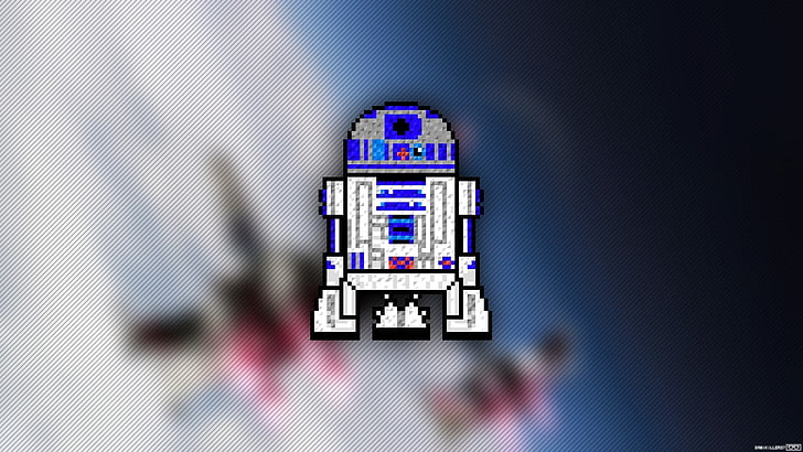 Hd Wallpaper Star Wars Bb 8 Figure R2 D2 Trixel Pixel