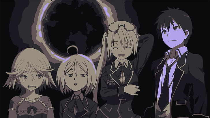 Anime, Trinity Seven, Arata Kasuga, Arin Kannazuki, Mira Yamana, HD wallpaper