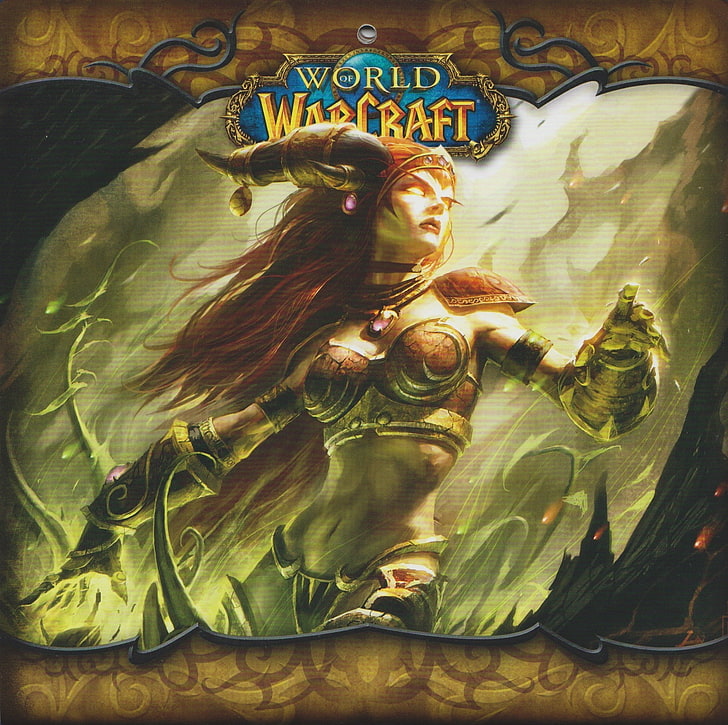 World of Warcraft digital wallpaper, Alexstrasza, representation, HD wallpaper