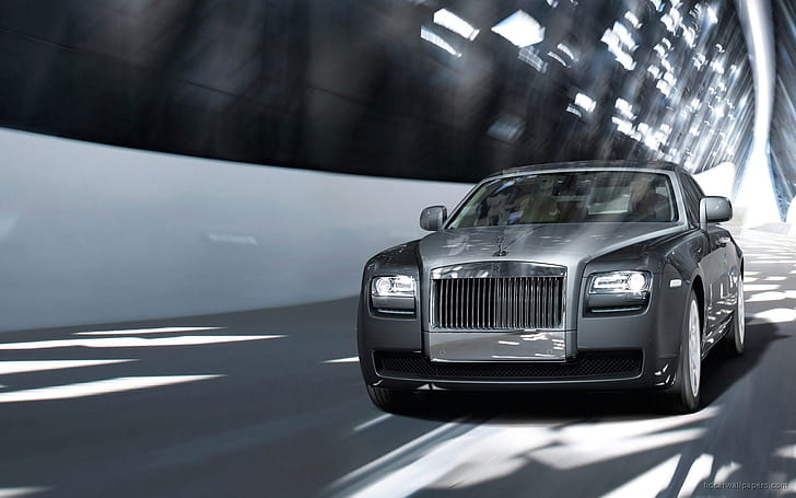 Rolls Royce Phantom Tunnel Motion Blur HD, cars, HD wallpaper