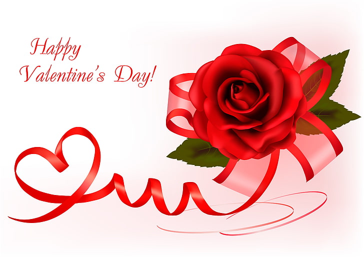 600x1024px | free download | HD wallpaper: Happy Valentine's Day!, red, rose,  white, card, rose - flower | Wallpaper Flare