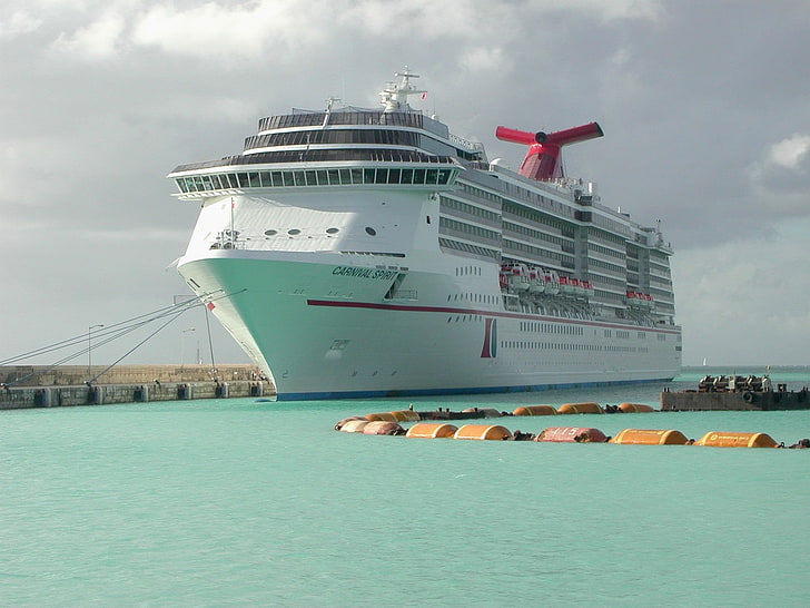 cruise ship, vehicle, nautical vessel, transportation, water, HD wallpaper