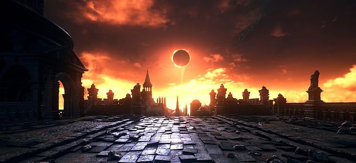 Dark Souls, Dark Souls III, Eclipse, HD wallpaper