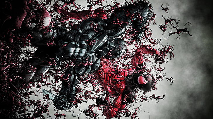 Marvel Venom Carnage HD, cartoon/comic, HD wallpaper
