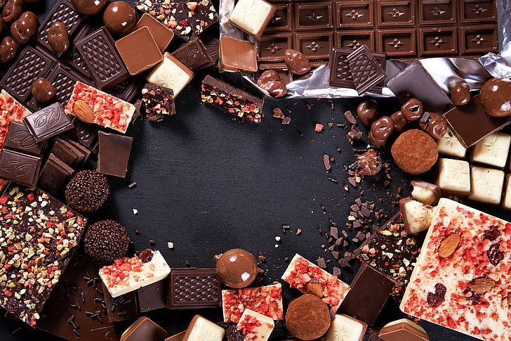 Close Up Shot of Dark Chocolate Bars · Free Stock Photo