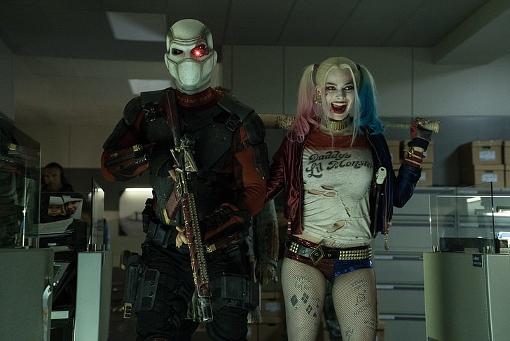 Suicide Squad Harley Quinn, Movie, Deadshot, Margot Robbie, Will Smith, HD wallpaper