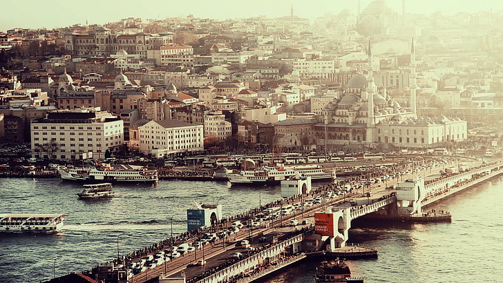 cityscape, Istanbul, Turkey, building exterior, architecture, HD wallpaper