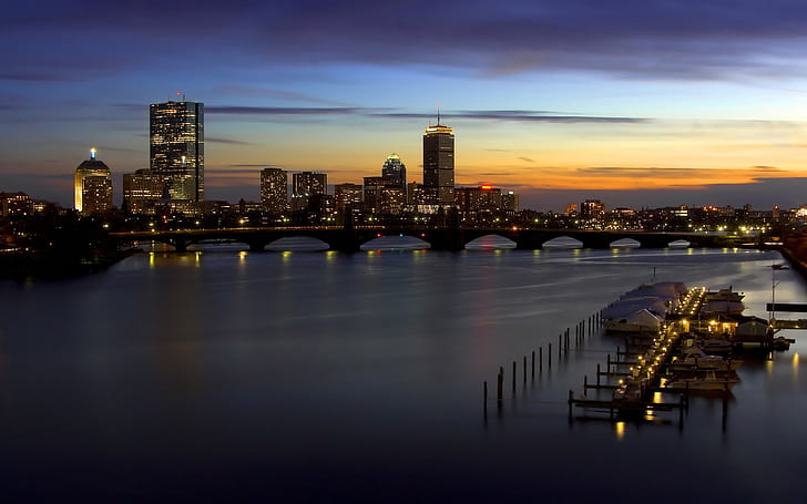 Boston, USA, HD wallpaper