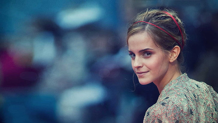 Emma Watson, women, face, actress, celebrity, portrait, adult, HD wallpaper