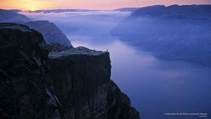 Preikestolen (Pulpit Rock), Lysefjorden, Norway, Nature