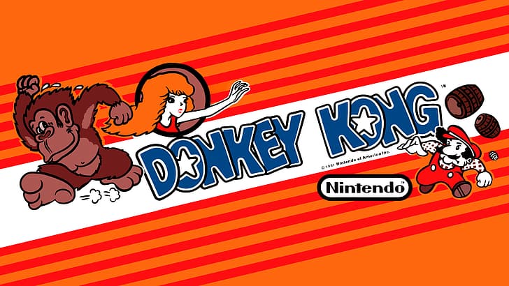 video games, arcade machine, Donkey Kong, Nintendo