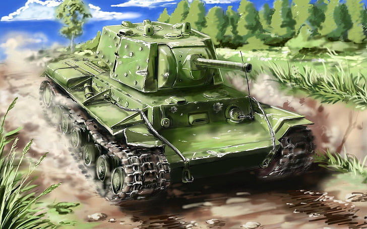 green canon illustration, USSR, history, World of tanks, WoT HD wallpaper
