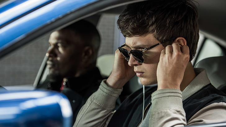 Movie, Baby Driver, Ansel Elgort, Baby (Baby Driver), Bats (Baby Driver), HD wallpaper