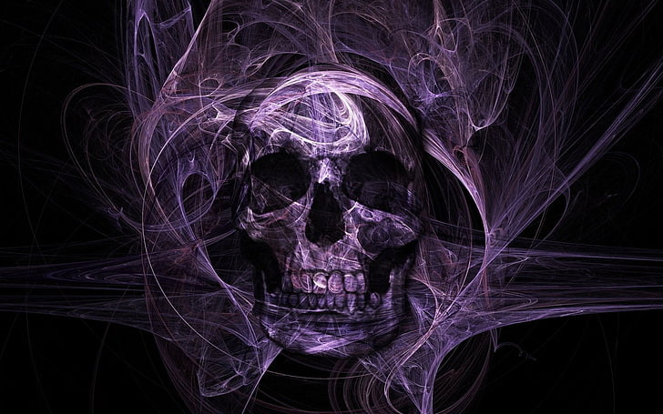 HD wallpaper: art, artwork, Dark, Evil, horror, skeleton, skull, skulls,  human skull | Wallpaper Flare