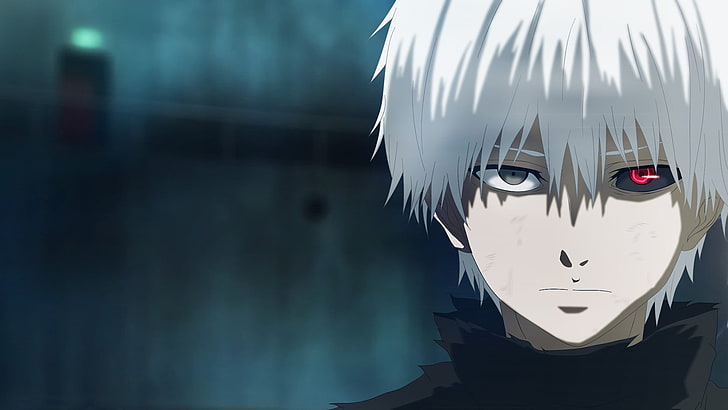 white haired man anime character, Tokyo Ghoul, Kaneki Ken, representation, HD wallpaper