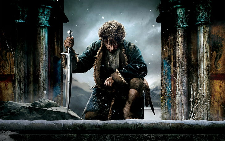 The Hobbit, sword, Bilbo Baggins, Sting, Martin man
