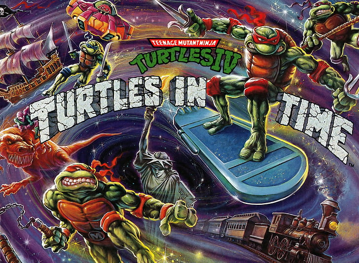 Hd Wallpaper Teenage Mutant Ninja Turtles Iv Turtles In Time Wallpaper Flare