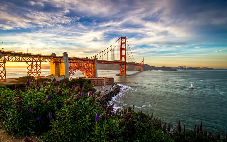 bridge, Golden Gate Bridge, HD wallpaper