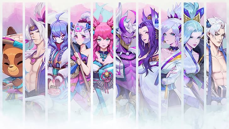 spirit blossom, Teemo, Teemo League of Legends, Yasuo, Yasuo (League of Legends), HD wallpaper