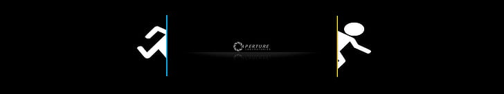 Aperture Laboratories, Portal, Portal 2, Triple Screen, HD wallpaper