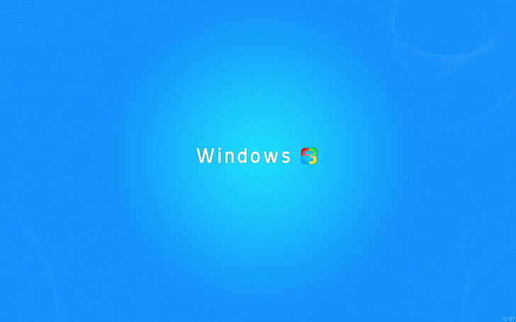 Windows illustration, Windows 8, minimalism, blue, communication, HD wallpaper