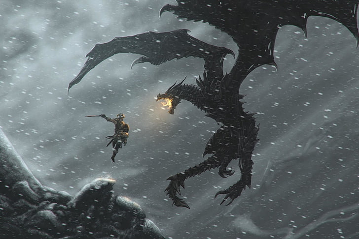 The Elder Scrolls V Skyrim Dragonborn, The Elder Scrolls V: Skyrim, HD wallpaper