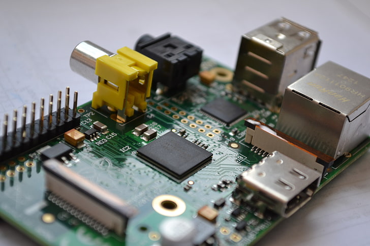 Raspberry Pi, computer, macro, technology, computer chip, electronics industry